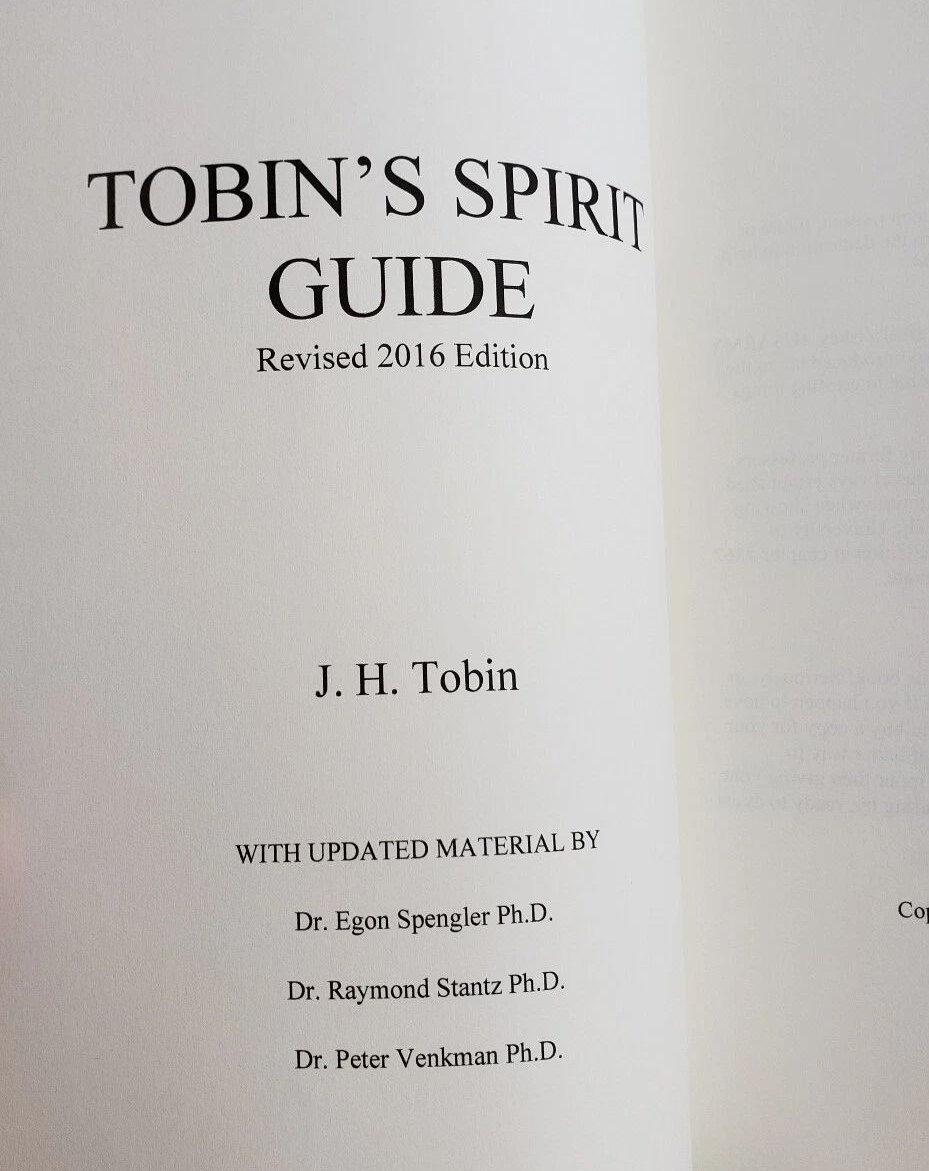 Tobin’s Spirit Guide: Revised 2016 Edition By J.H. Tobin – Ghostbusters