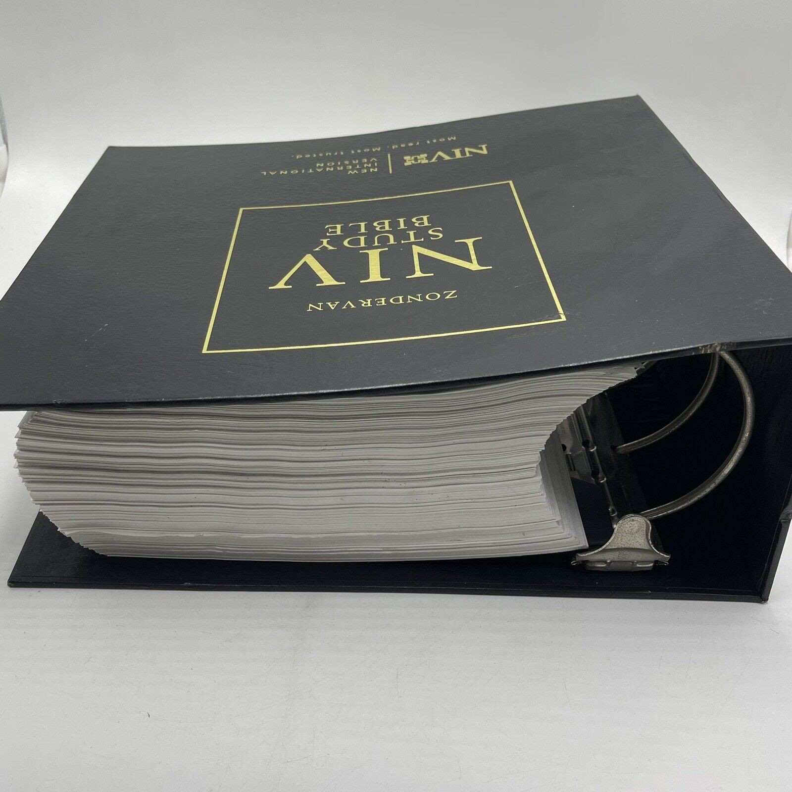 Zondervan NIV Study Bible : Loose-Leaf Edition by Hendrickson (2005, Hardcover)