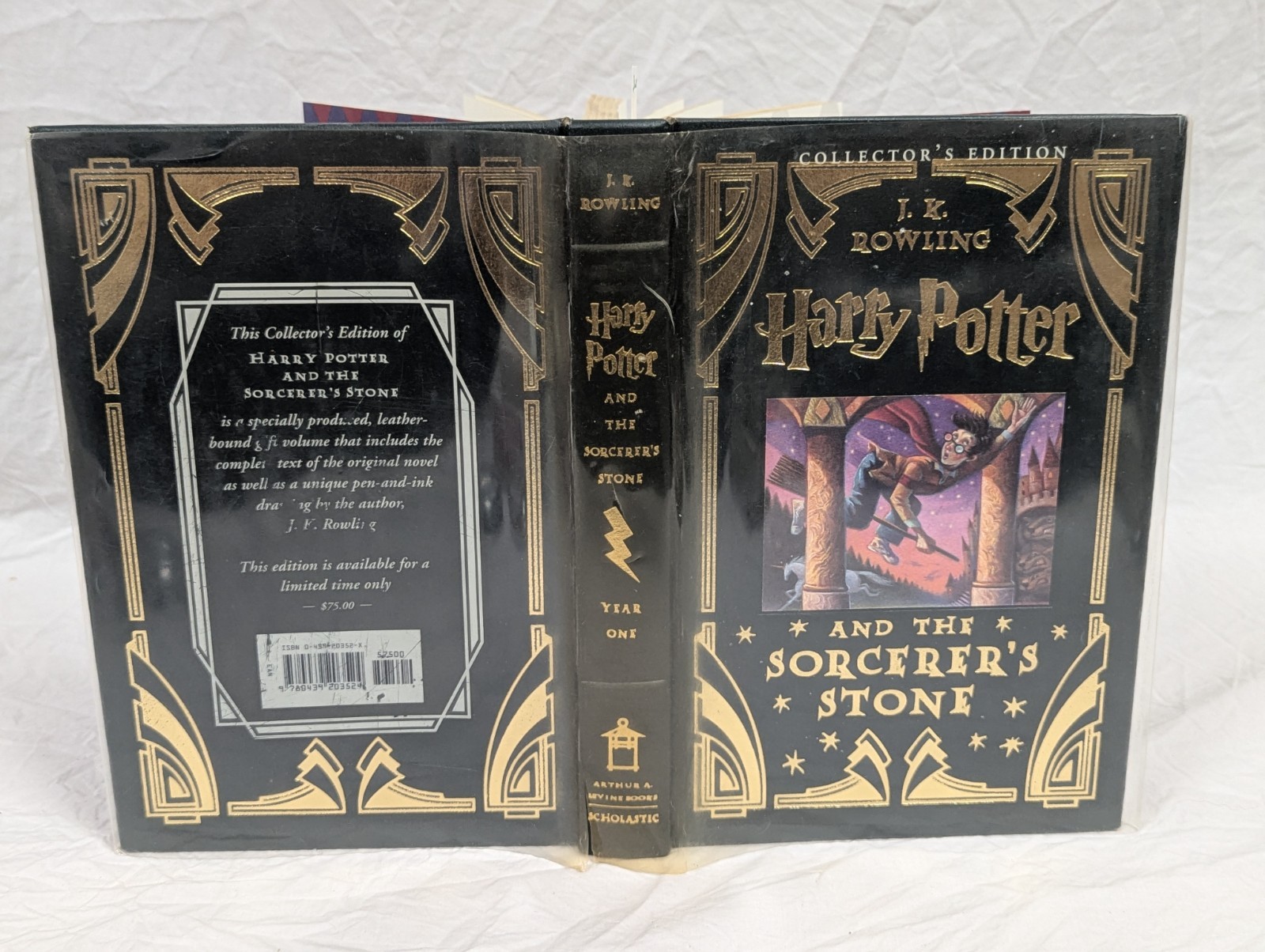 Collector’s Edition Harry Potter The Sorcerer’s Stone First Edition Leather