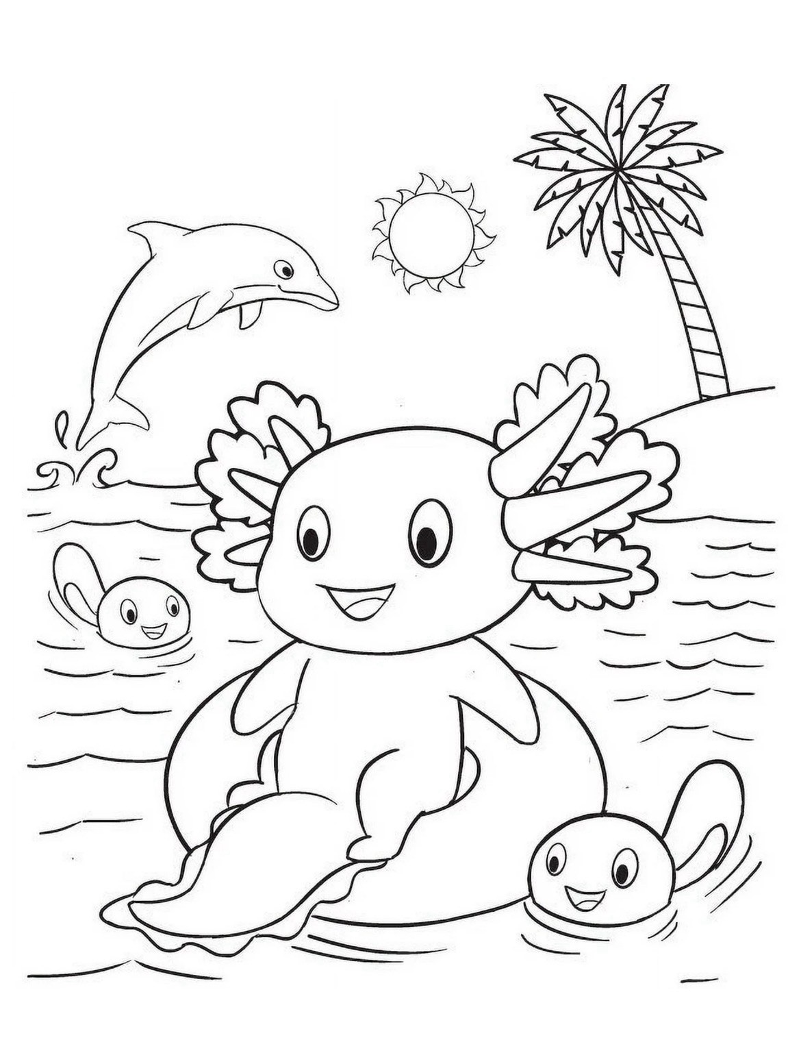 Kaleidoscope Sticker Coloring Amazing Axolotls Book Children 6 And Up 72pages