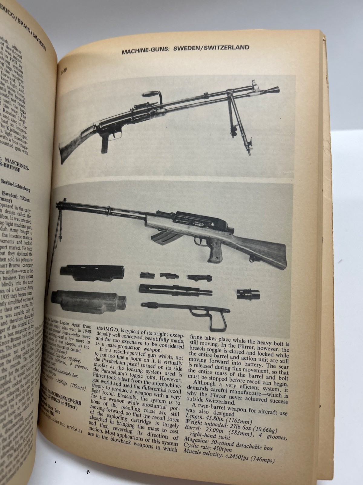 Vintage Firearms paperback book“Military Small Arms of 20th Century“ 1973