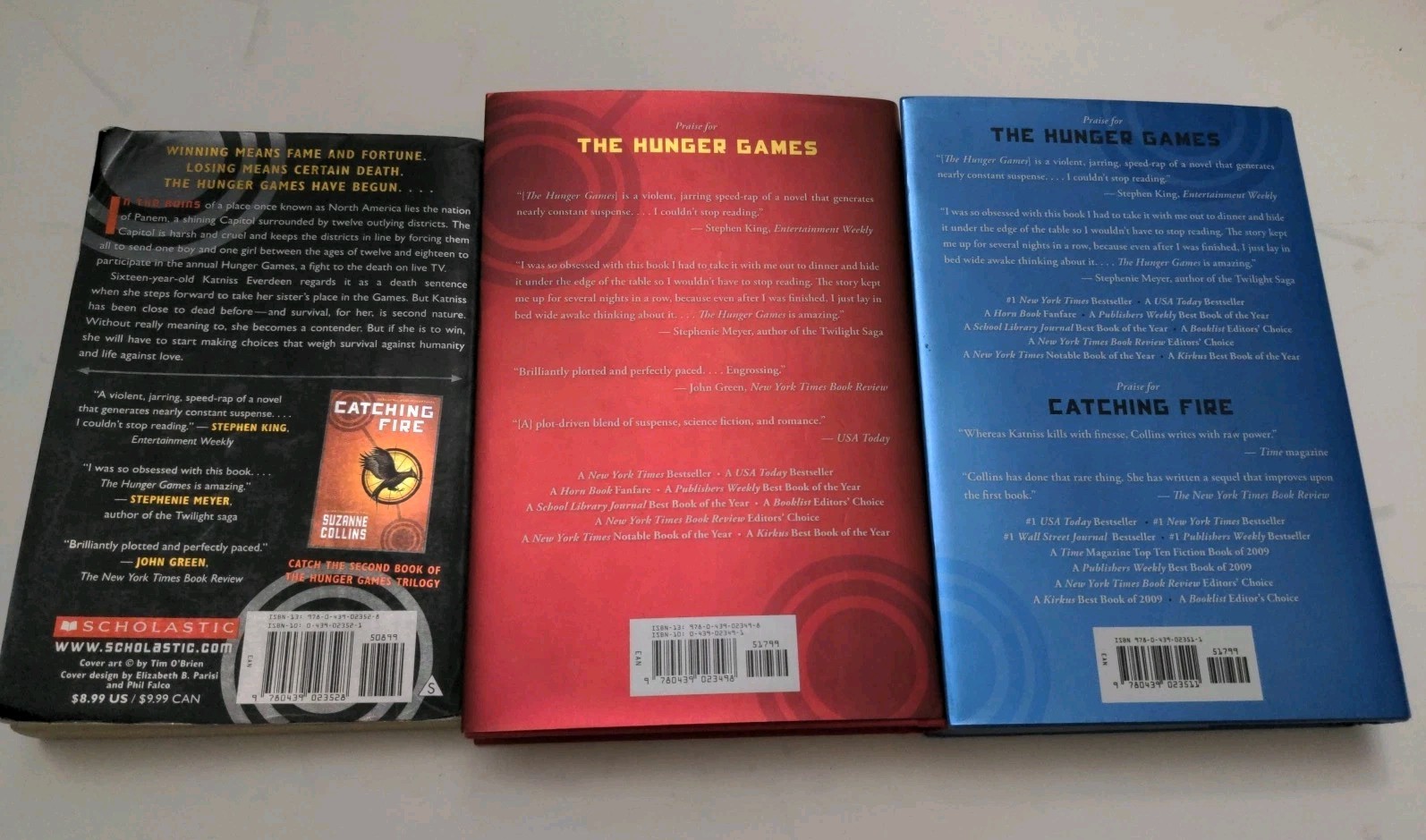 The Hunger Games Trilogy Suzanne Collins Mixed Book Lot 1 Paperback 2 Hard Cover
