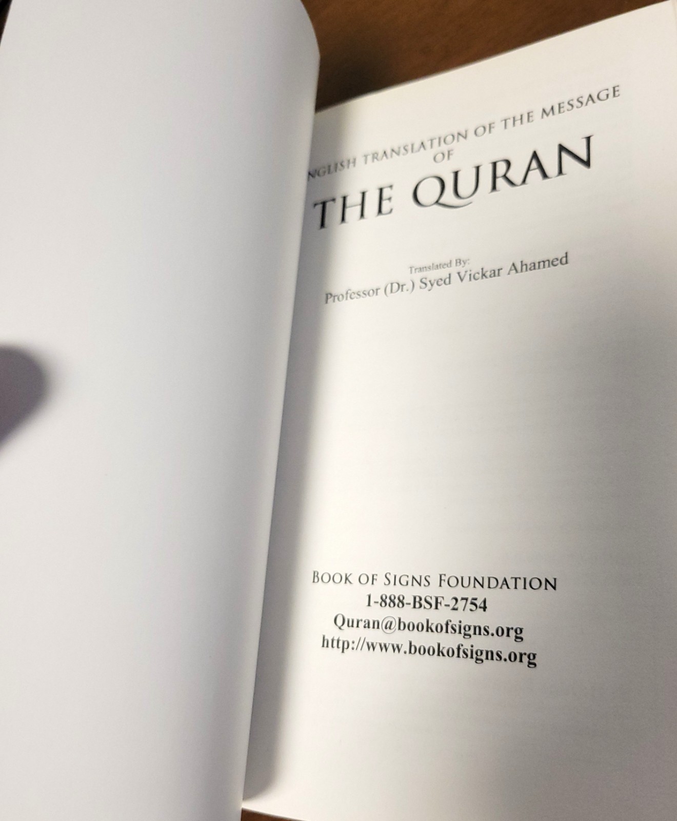 LOT OF 11 THE QURAN Paperback English Translation Syed Vickar Ahamed 2007 UNREAD