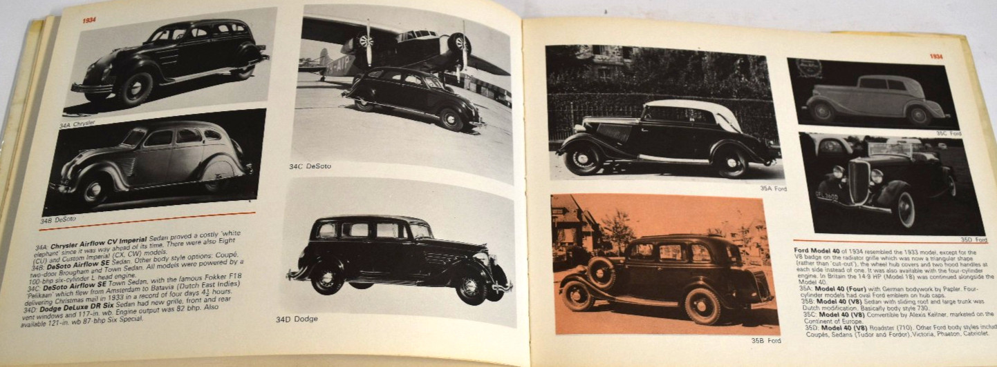 AMERICAN CARS OF THE 1930S (OLYSLAGER AUTO LIBRARY) By Olyslager Organization