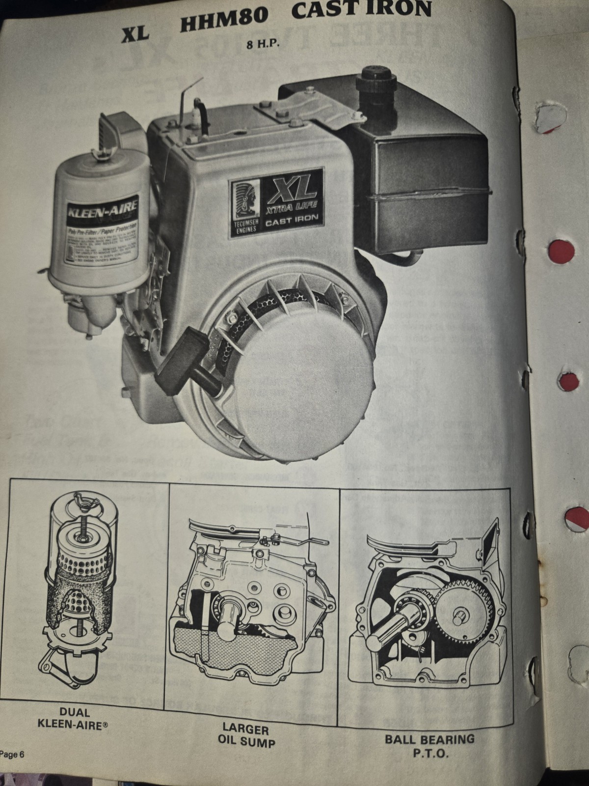 TECUMSEH HIGHLIGHTS MAGAZINE BOOKLET 1980-1982 AS SHOWN A BIT ROUGH