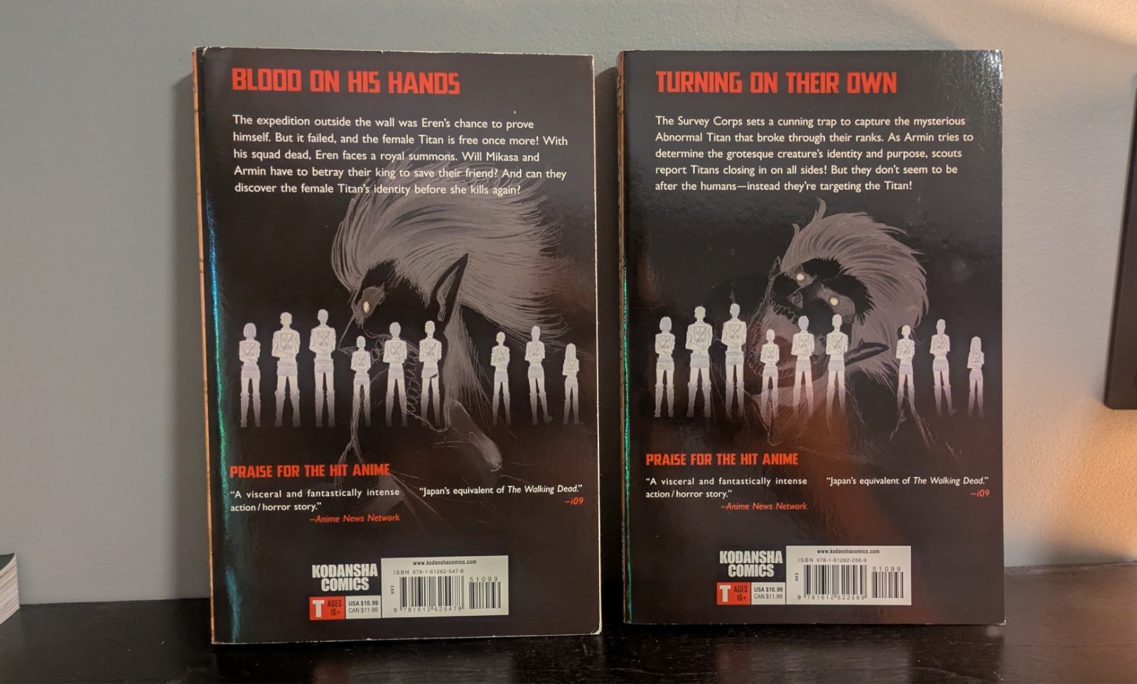Attack on Titan Volumes 7, 8, 9, & 10 Kodansha Hajime Isayama KC Comics