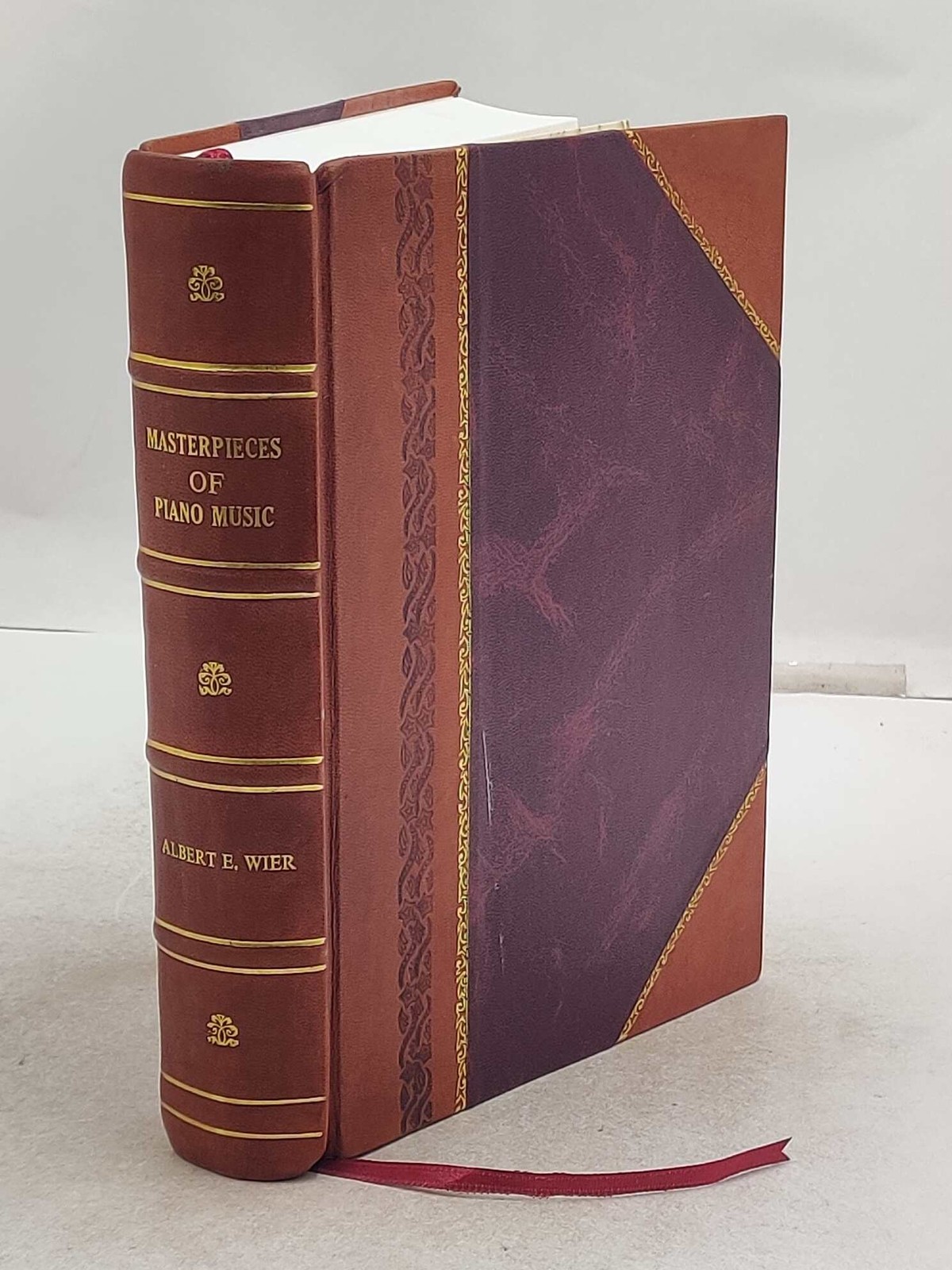 Masterpieces Of Piano Music 1918 By Albert E. Wier [Leather Bound]
