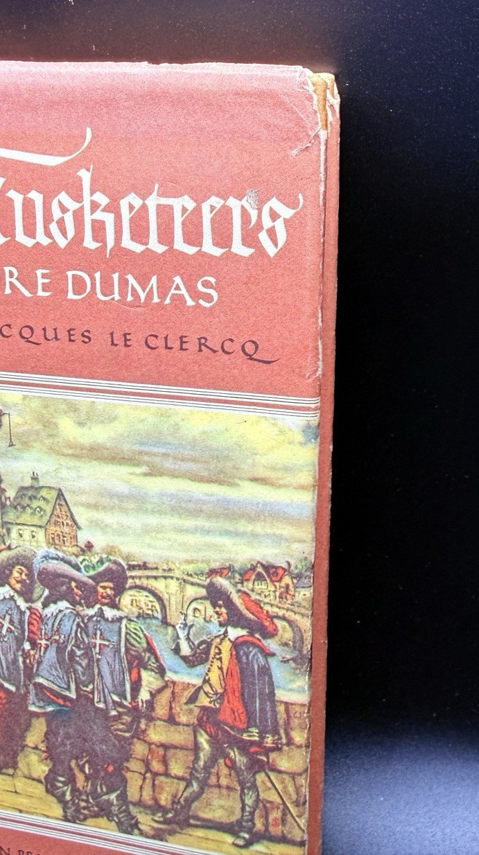 VTG The Three Musketeers BY Alexandre Dumas 1975 Illustrated Junior Library HB