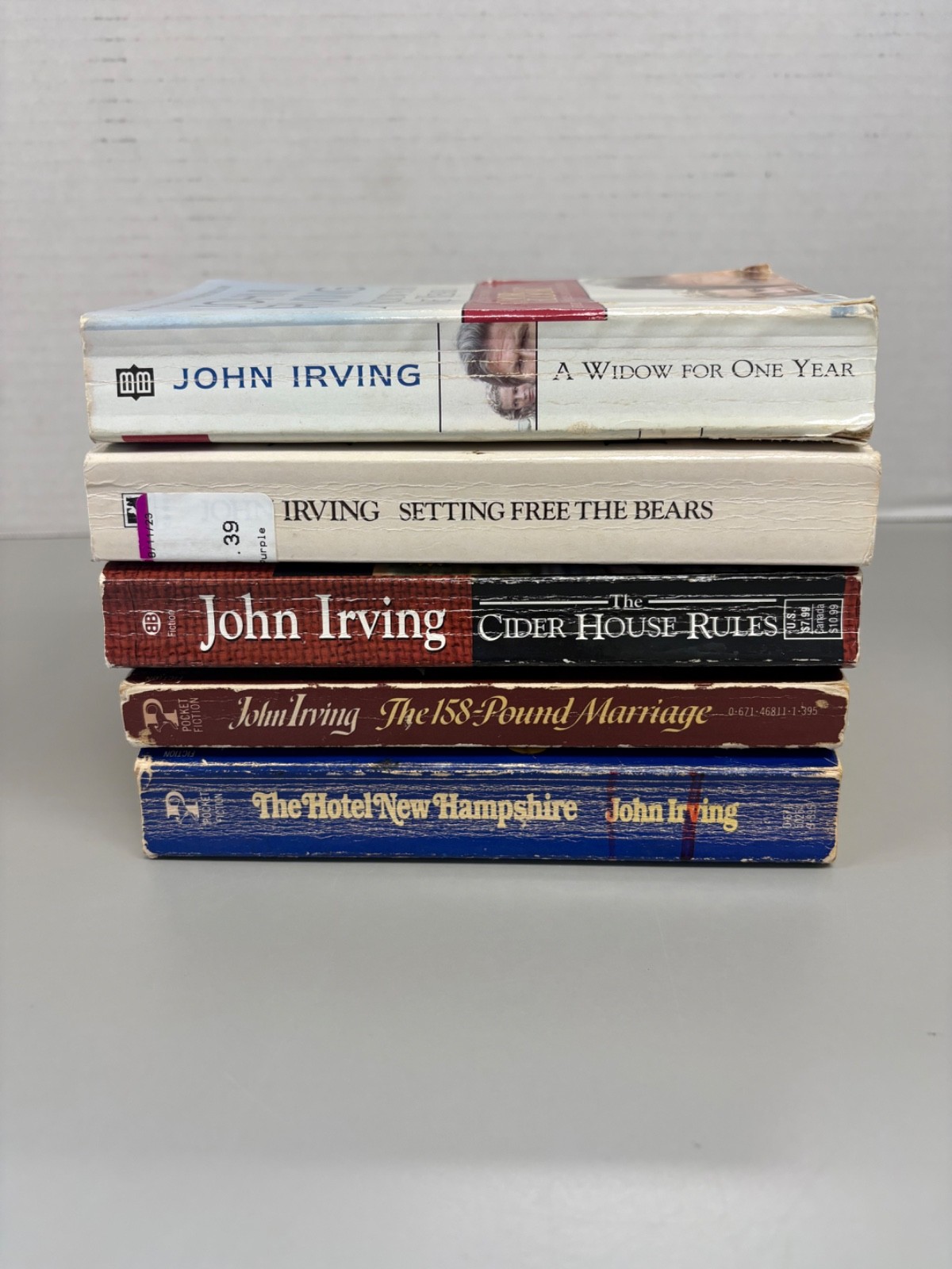 John Irving Lot of 5 Paperback (See Photos for Titles)