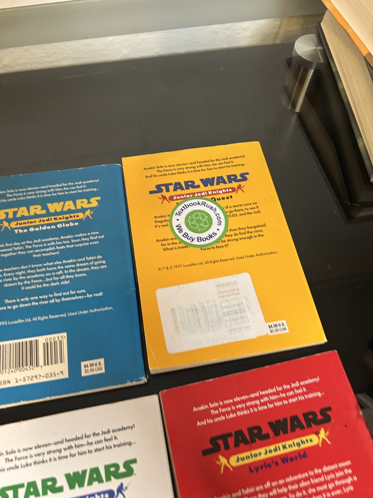 Star Wars 1995 Scholastic Junior Jedi Knights Books Set – Used/Read Description