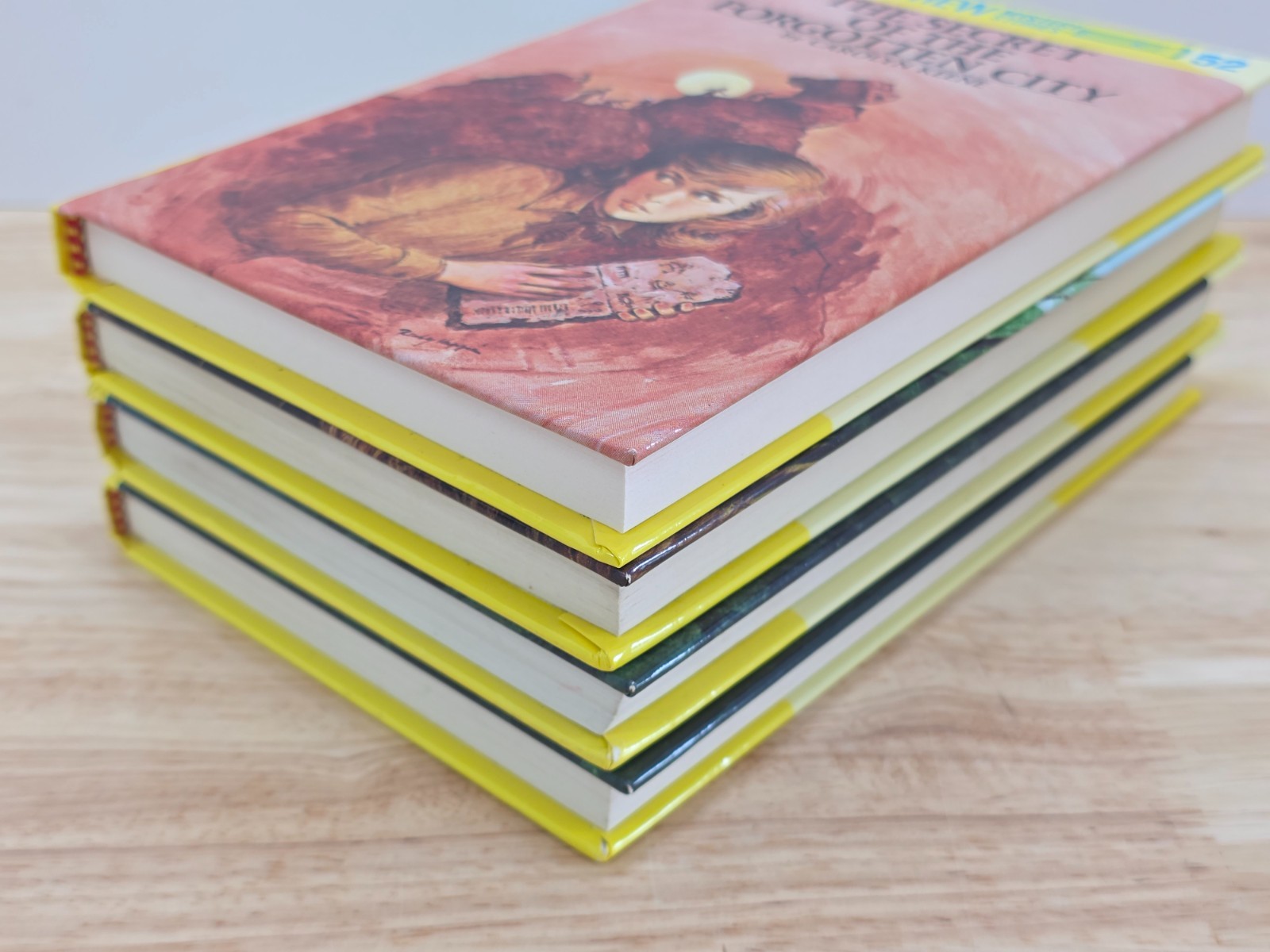 Lot of 4 Nancy Drew Mystery Hardcover Vintage Books #1,2,3 & 52