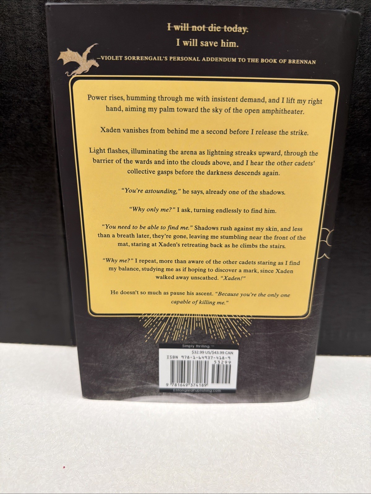 Onyx Storm By Rebecca Yarros Deluxe Edition Sprayed Edges HC/DJ 1st Edition