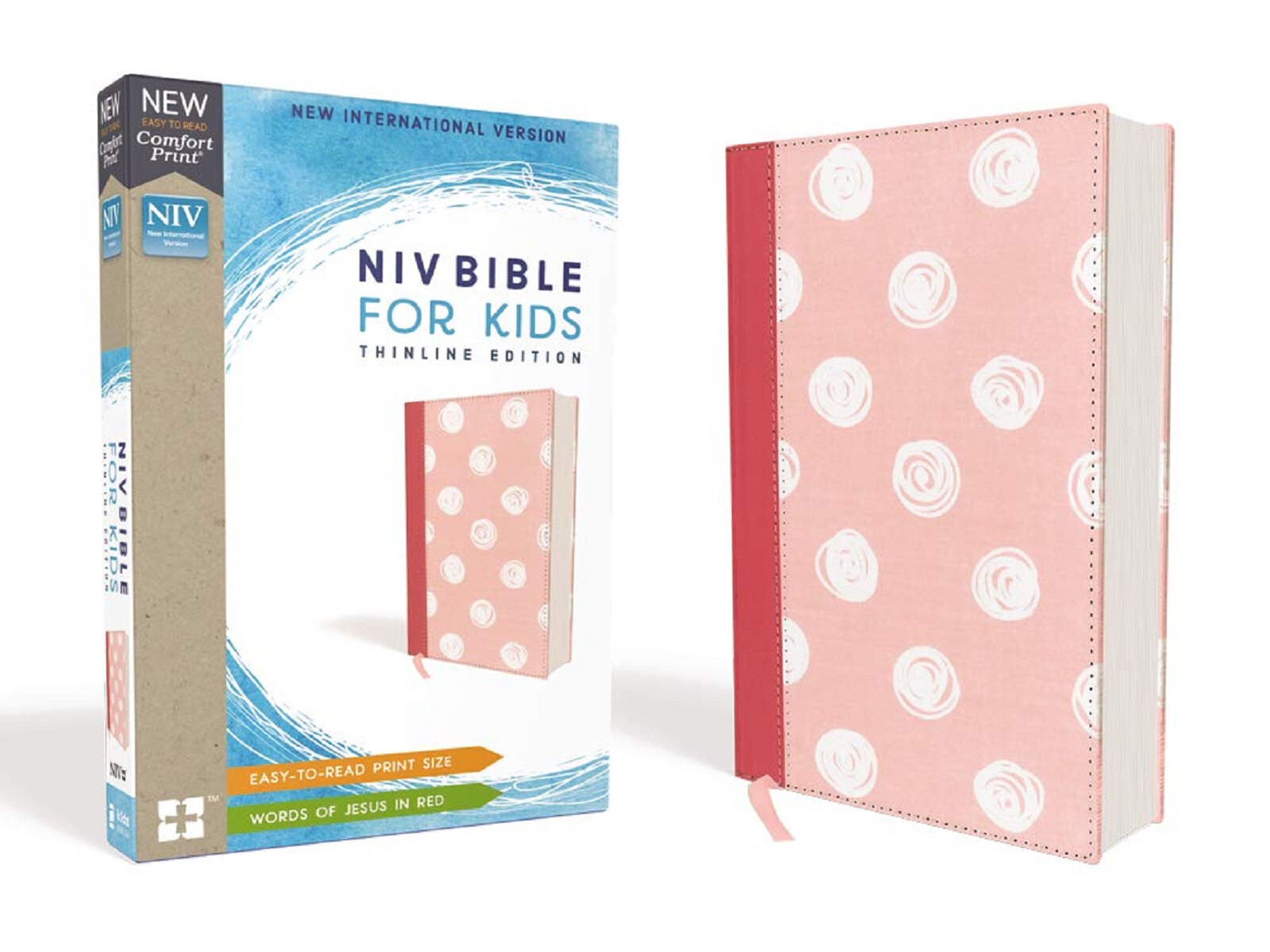 Niv Bible for Kids Cloth Over Board, Pink, Red Letter, BRAND NEW in Shrink Wrap!