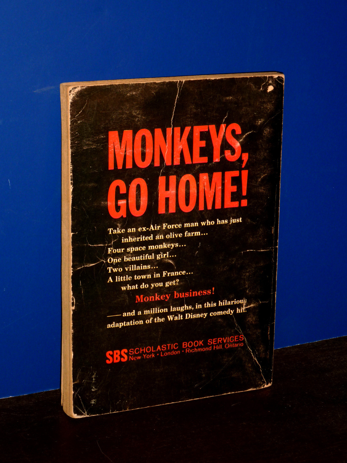MONKEYS, GO HOME! Book on Walt Disney Motion Picture 1st Edition Humer PB Illus