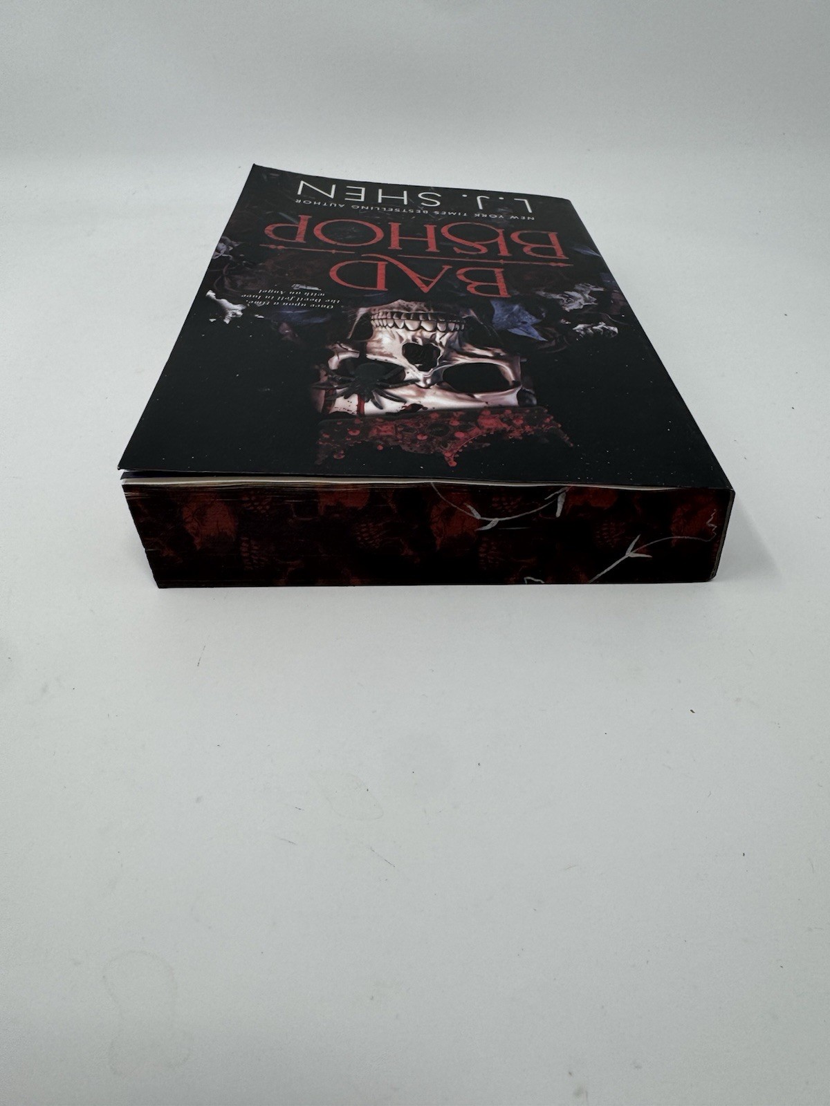 Bad Bishop Deluxe Edition L.J. Shen Paperback Sprayed Edges Society of Villains