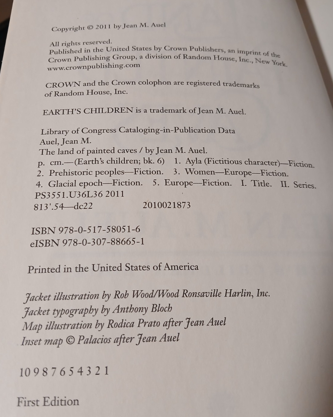Jean M. Auel ‚Earth’s Children‘ HB’s – Set of 4 – 1st Editions