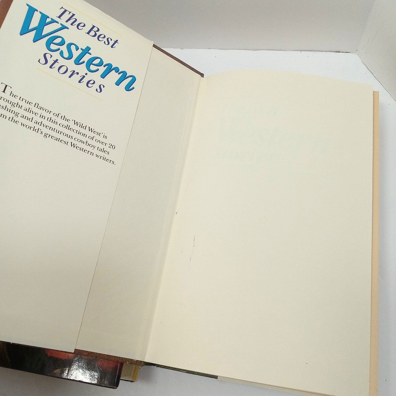 Big Book of Western Action Stories, Best Western Stories Hardcovers Dust Jackets