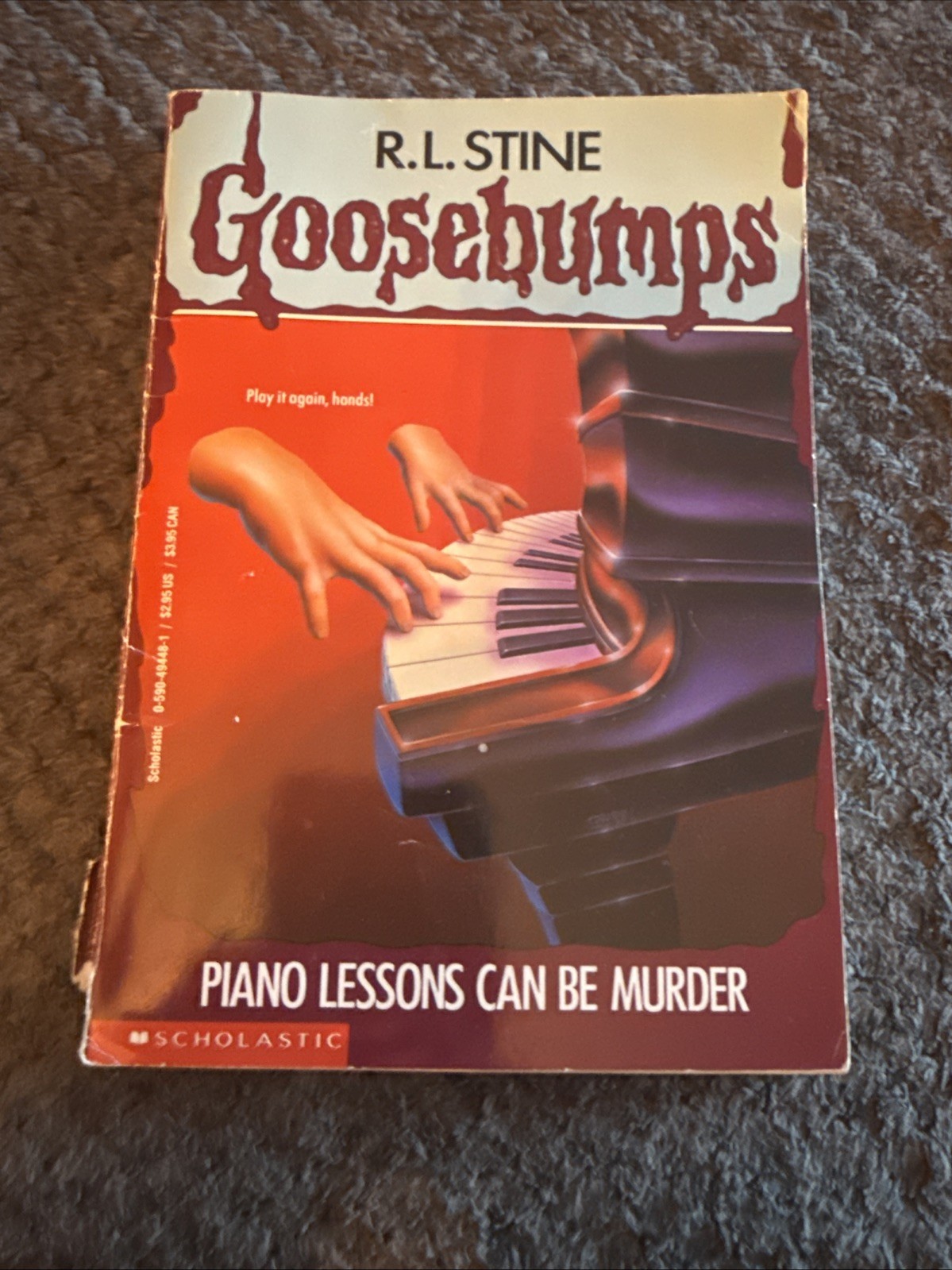 Lot of 8 Vintage Goosebumps Books R.L. Stine 90s Scholastic Paperbacks Retro Lot