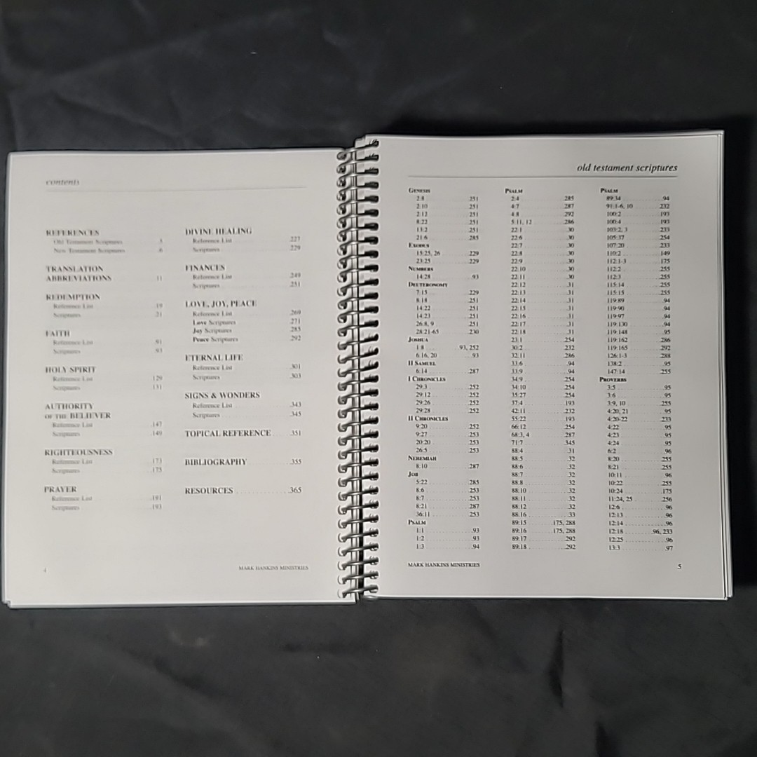 Spirit Filled Scripture Study Guide Mark Hankins Ministries Spiral Bound 2012