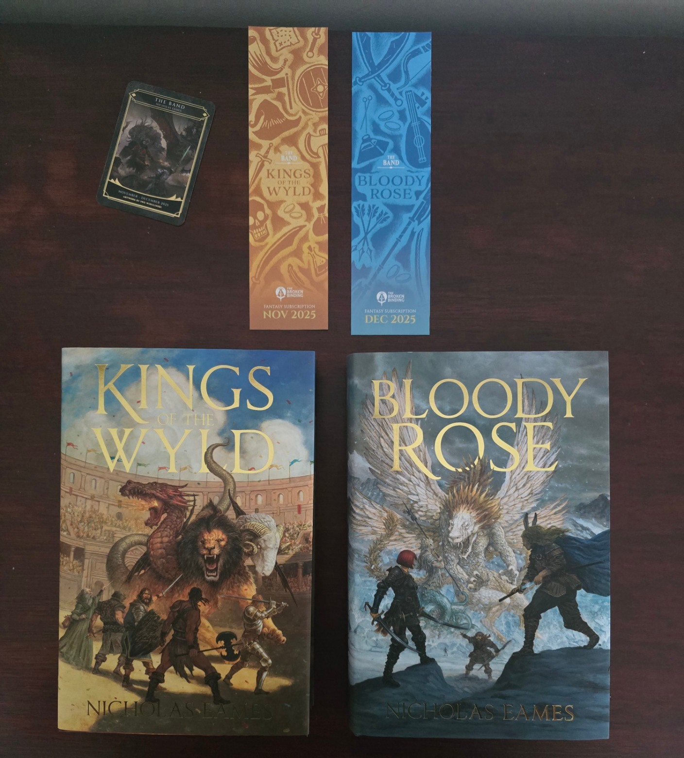 Kings of the Wyld & Bloody Rose – Nicholas Eames Broken Binding Tier 2 w/Extras