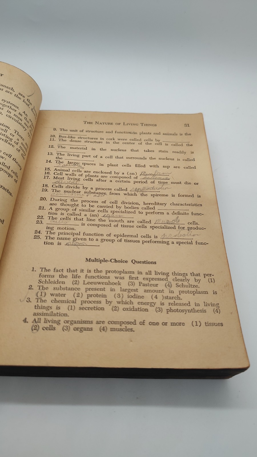 „Reviewing Biology“ Vintage 1955 Amsco School Publications