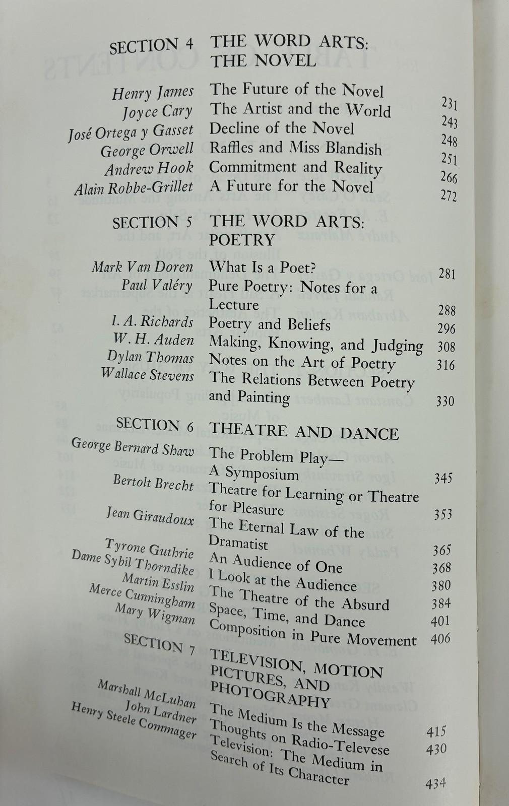 Modern Culture and the Arts James B. Hall Barry Ulanov 1967 McGraw-Hill Vintage