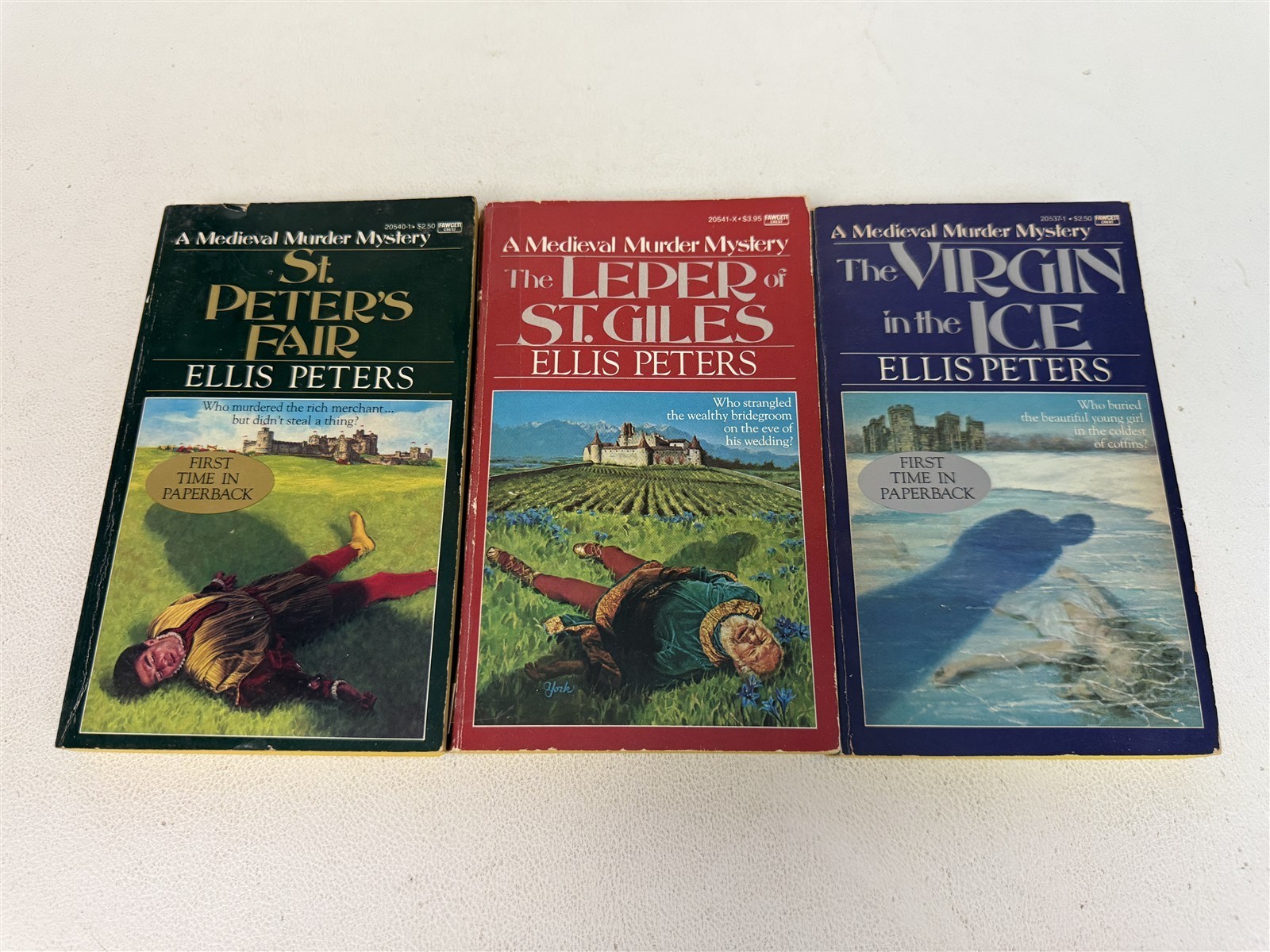 Ellis Peters Lot Complete Set All 21 BROTHER CADFAEL Mystery Paperbacks