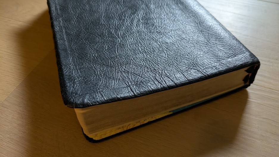 The Open Bible Edition KJV Genuine Leather 1975 Black
