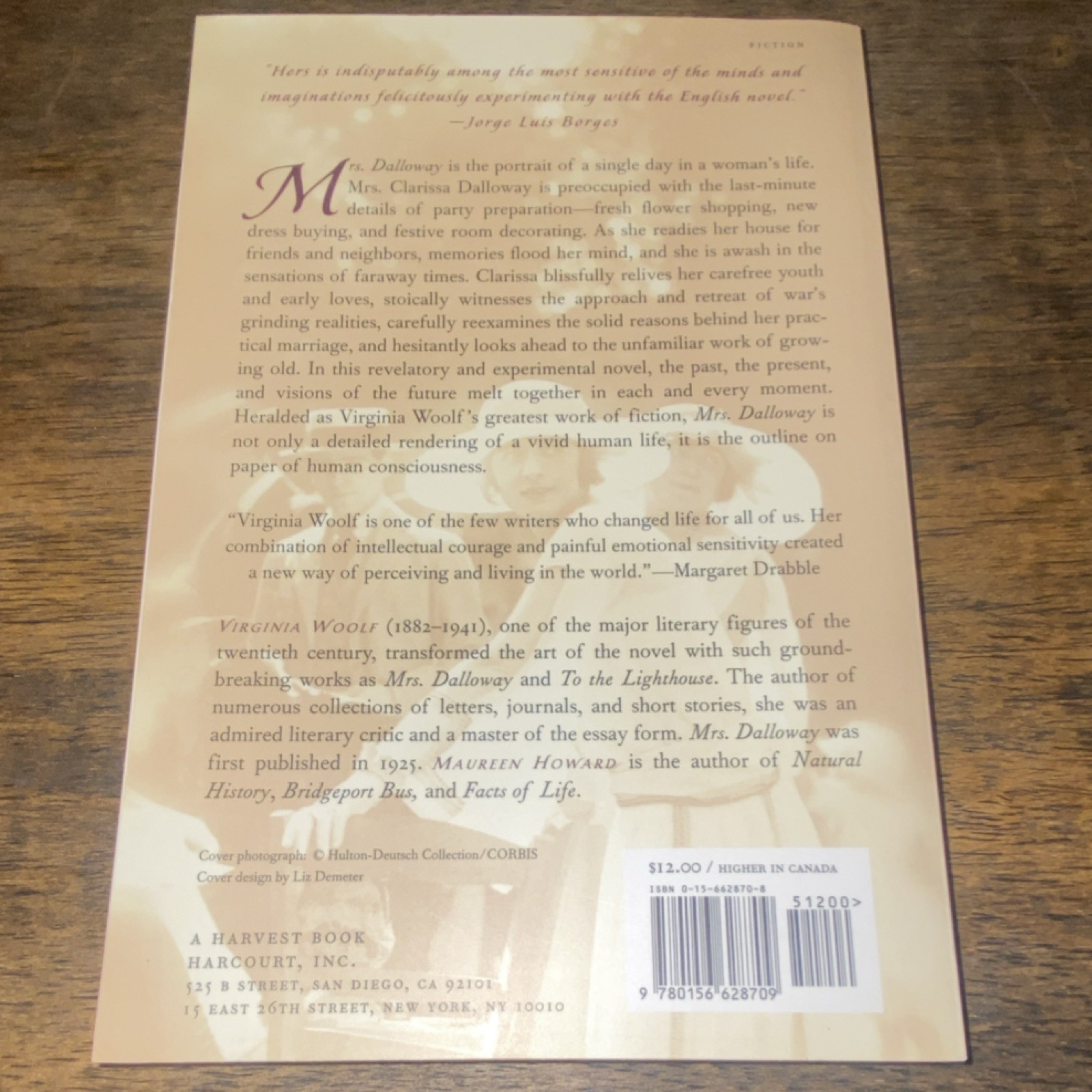 Mrs. Dalloway by Virginia Woolf Trade Paperback Harcourt Virginia Woolf Library…