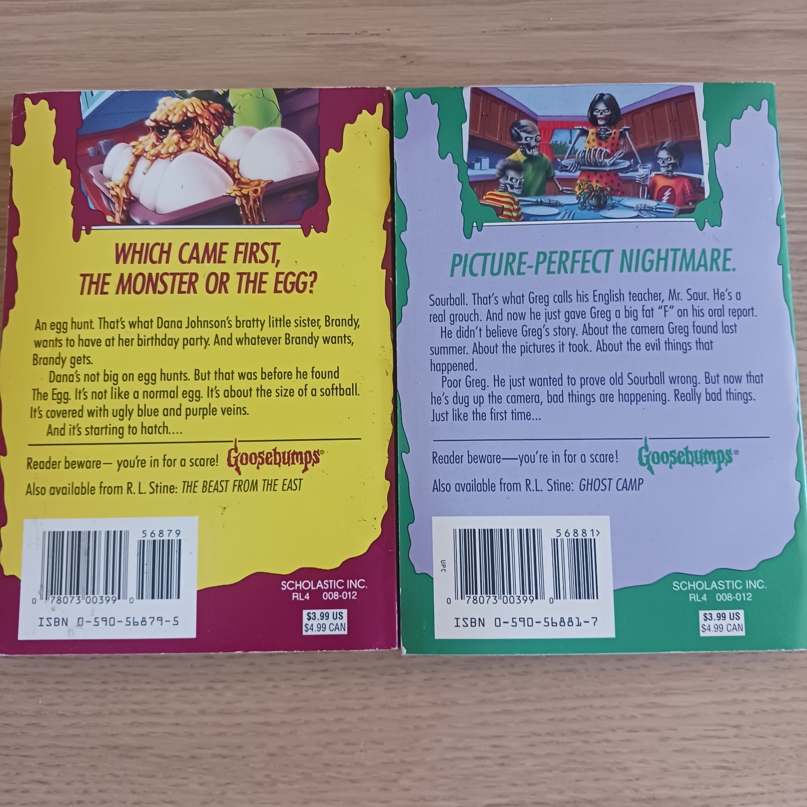 2 Goosebumps #42 #44 1st Edition 1st Print ?