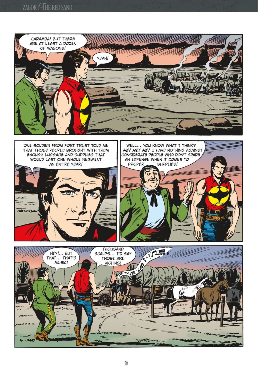 Zagor: The Red Sand (2016 Paperback), GN, Nolitta, Ferri, Rubini