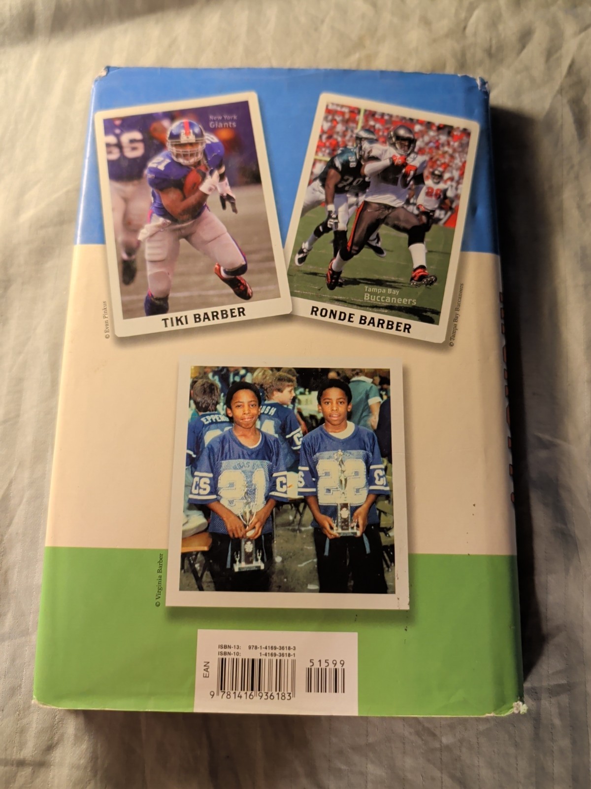 2007 Kickoff! Tiki & Ronde Barber With Paul Mantell HC Dustcover 156 Pages