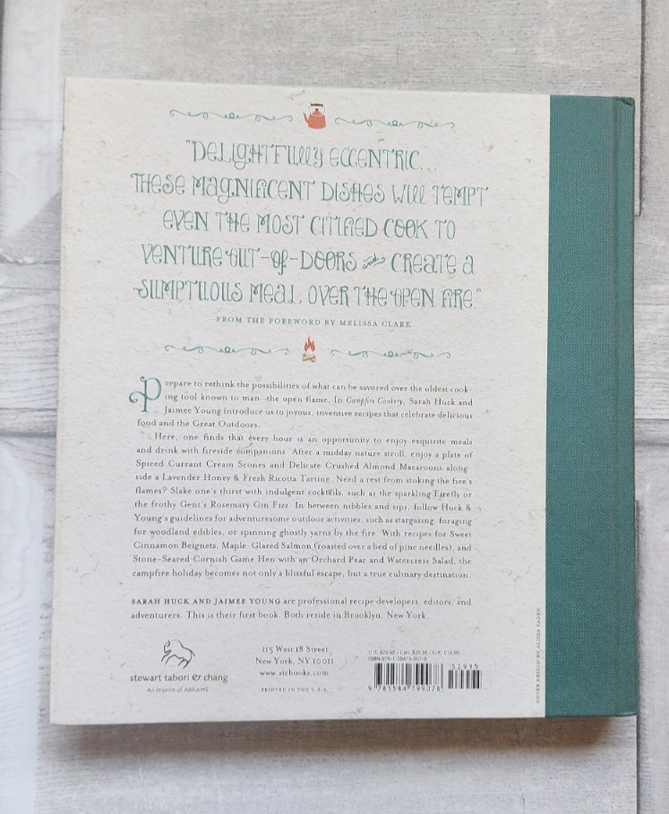 Campfire Cookery Adventuresome Recipes Great Outdoors hardcover 302 pages nice