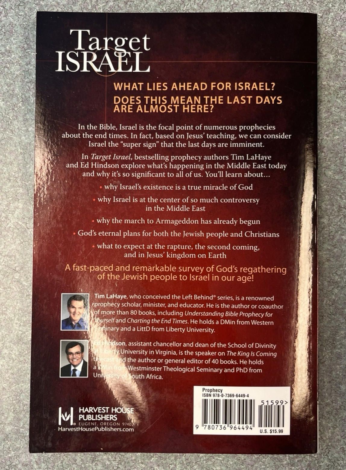5 Books End Times Bible Prophecy, End-Time Wars Israel by Ed Hindson, Tim Lahaye