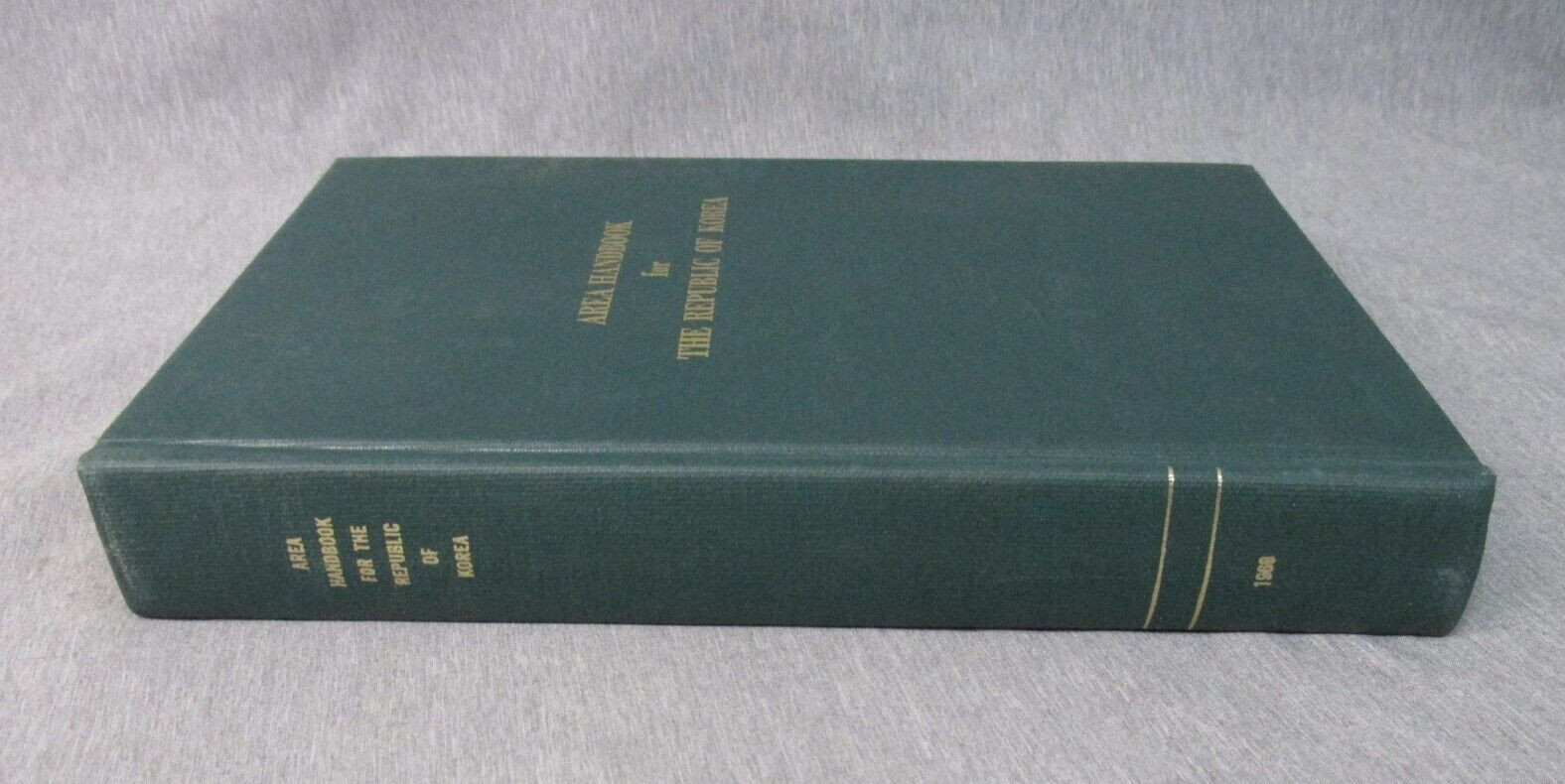 AREA HANDBOOK FOR THE REPUBLIC OF KOREA 1969 DA PAM 550-41 Hardback