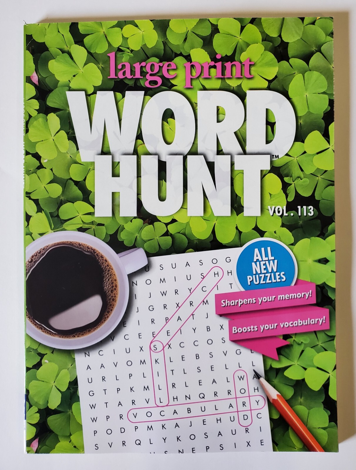 PAPP Large Print Word Hunt Puzzle Books, Largest Selection of Volumes, You Pick!