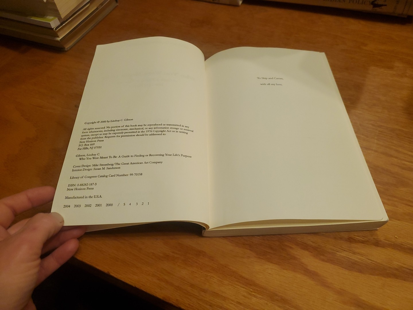 Who You Were Meant to Be: A Guide to Finding… by Linday Gibson 2000 PB