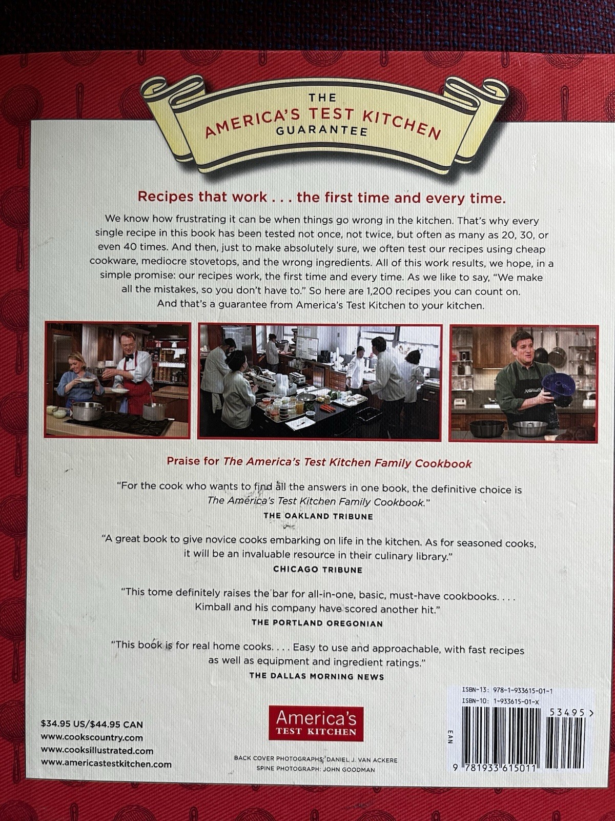 America’s Test Kitchen Family Cookbook Revised Edition Illustrated Ring Bound