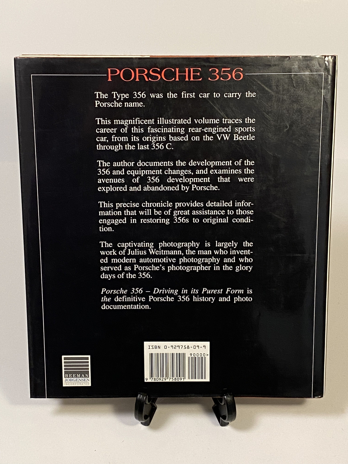Porsche 356 : Driving in Its Purest Form by Dirk-Michael Conradt – HC 1993