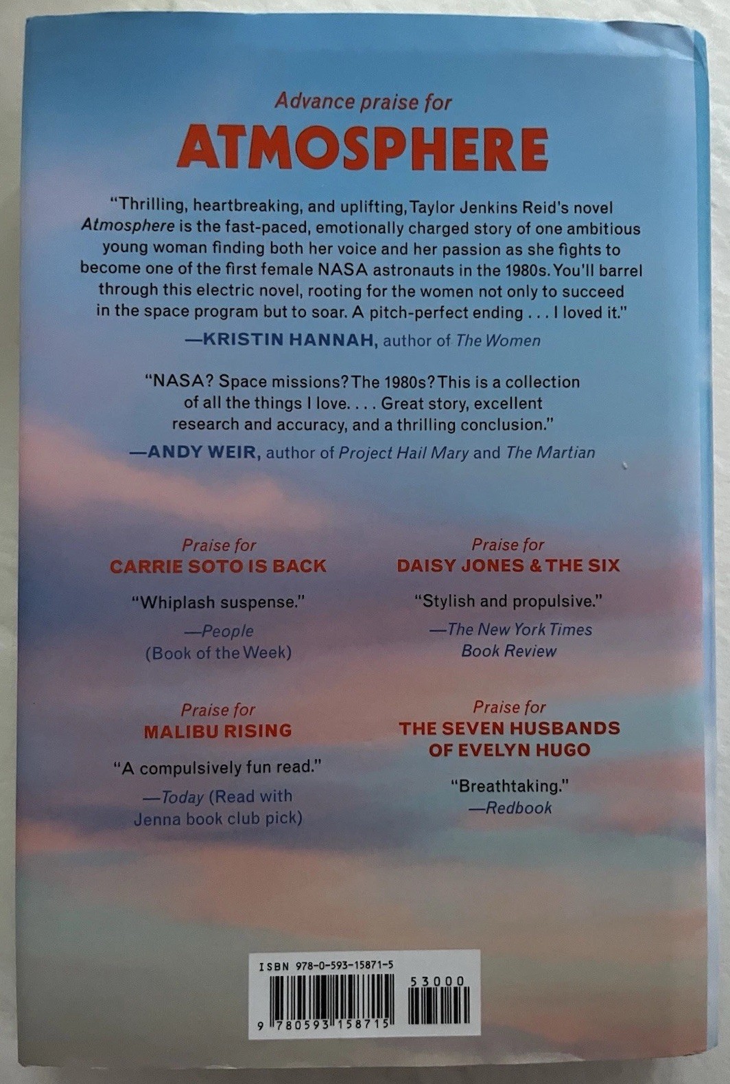 Atmosphere: A Love Story by Taylor Jenkins Reid 2025, HC/DJ SIGNED 1st Edition