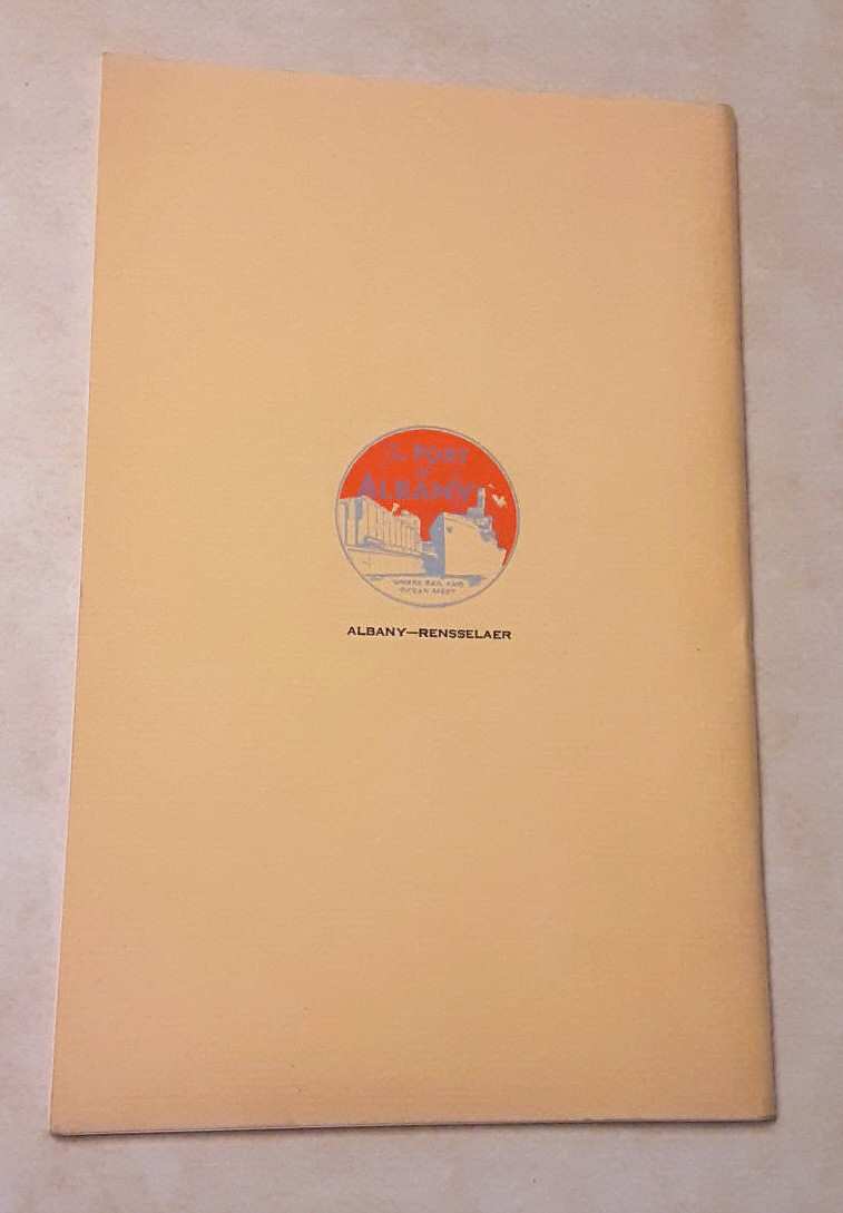 Port of Albany Gateway of the World Vintage NY History Book 1930s Antiquarian PB