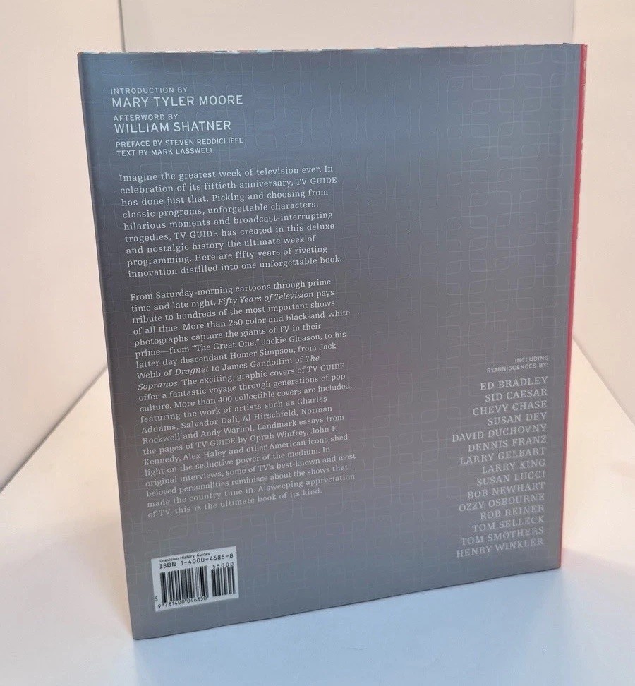 TV Guide Fifty Years of Television Large Hardcover w Dust Jacket ISBN 1400046858