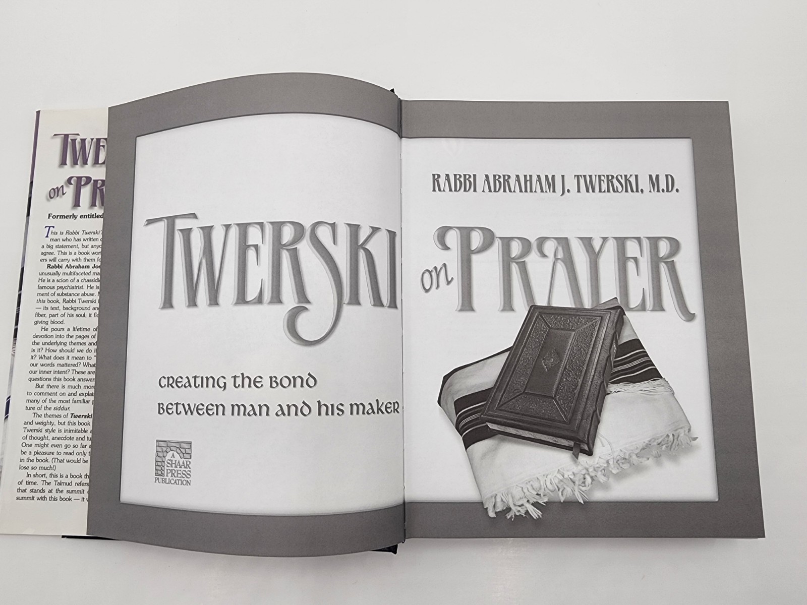 Twerski On Prayer by Rabbi Abraham J. Twerski- The Bond Between Man & His Maker