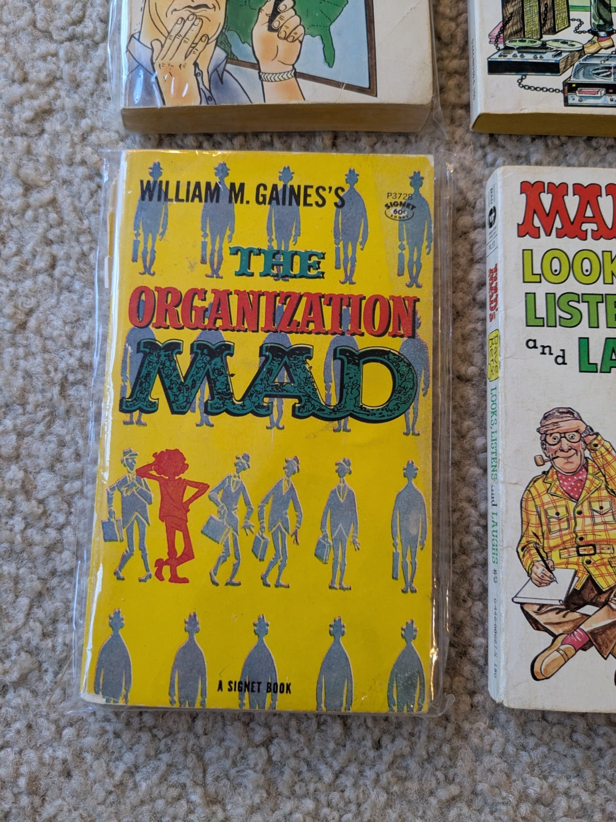 MAD Magazine Paperback Lot 8 Vintage Al Jaffee Dave Berg William Gaines 1970s