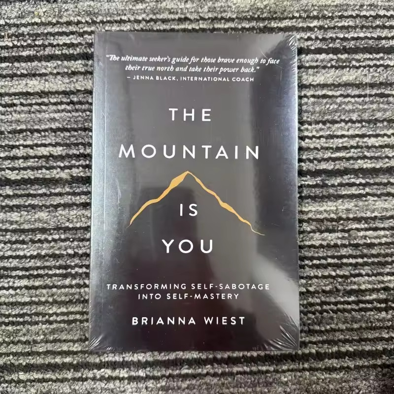 The Mountain is you by Brianna Wiest Paperback Book, Free Shipping US.