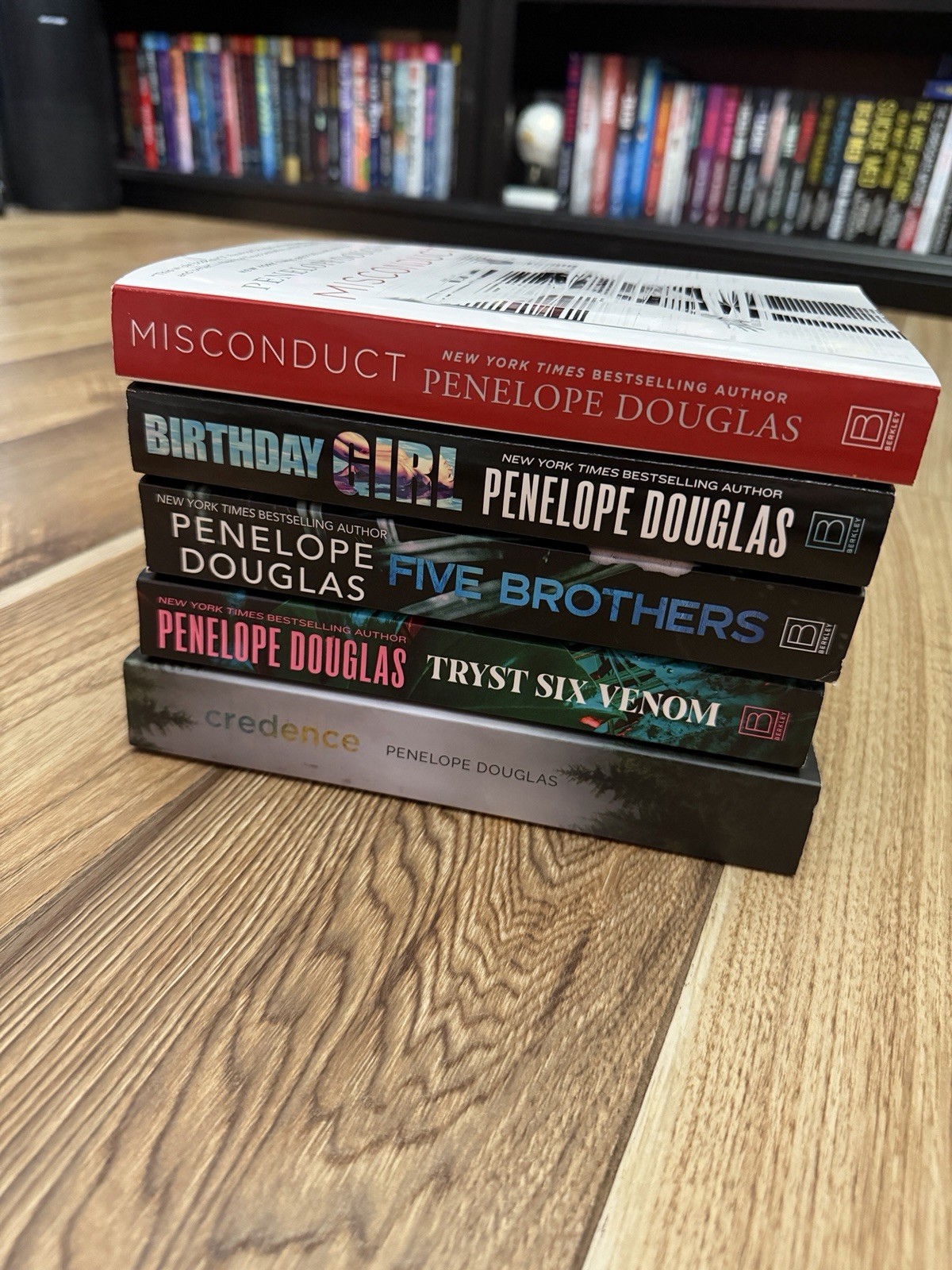 Penelope Douglas Book Lot Of 5 Credence Birthday Girl Misconduct Five Brothers
