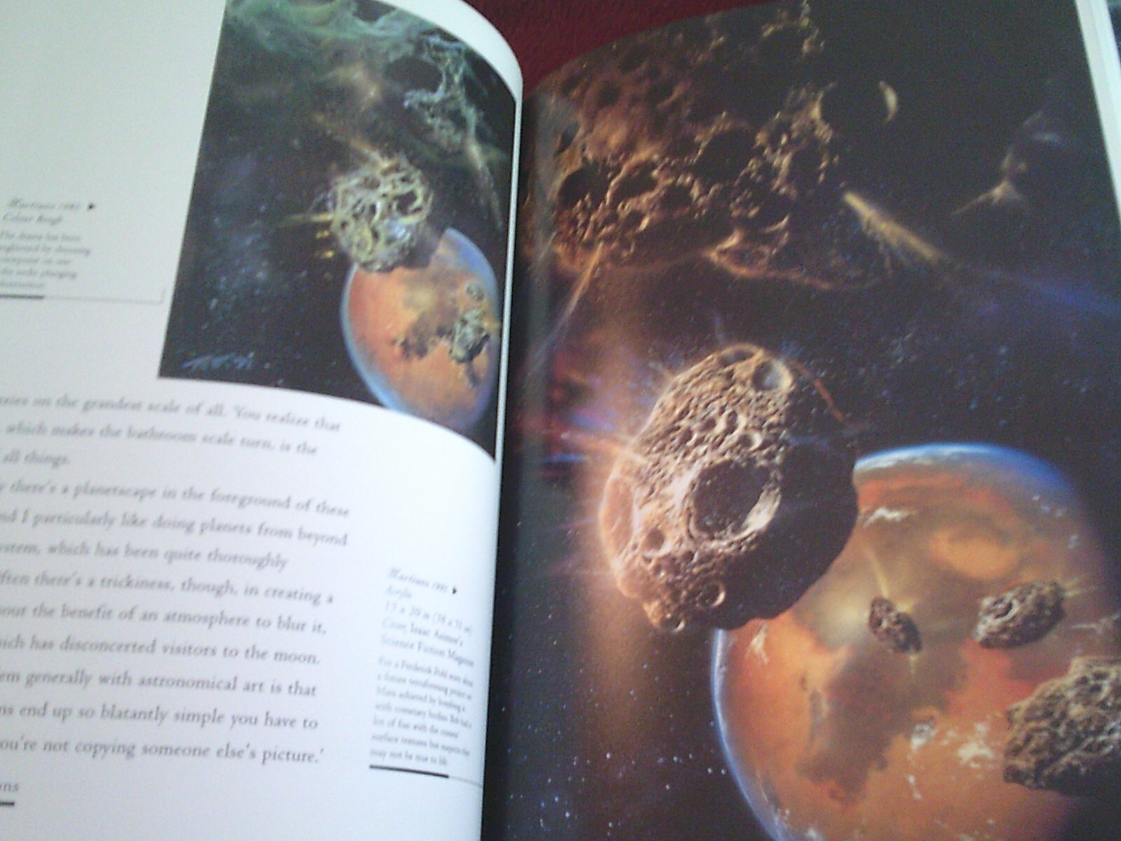 Alien Horizons: The Fantastic Art of Bob Eggleton (1995, Hardcover) SIGNED plate