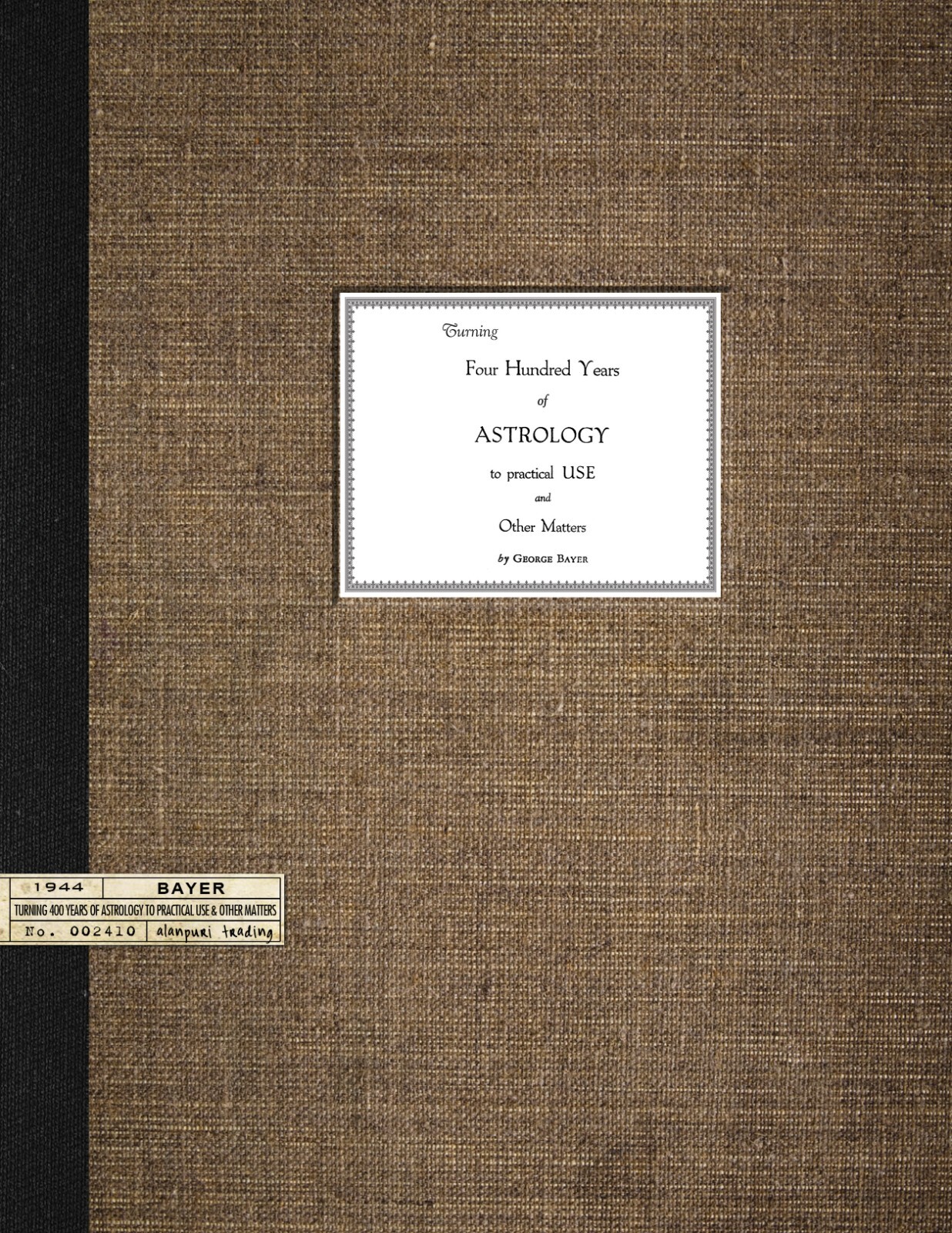 (1930s) George Bayer Expert Trader COMPLETE Book Collection (11 SEPARATE TITLES)