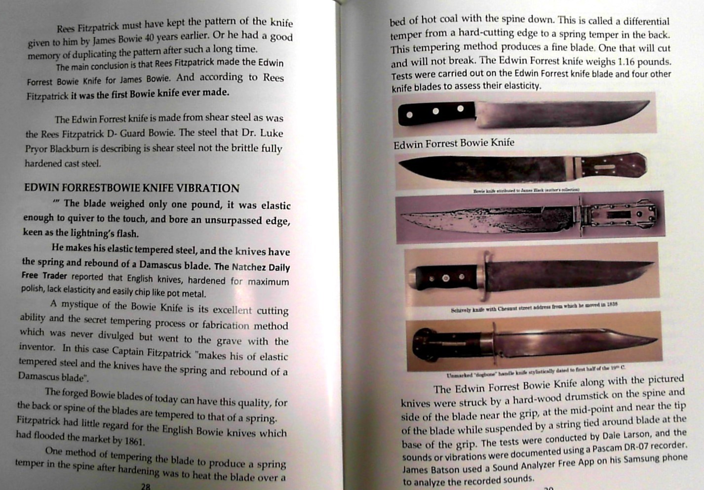 2 in 1 Books on Jim Bowie Edwin Forrest Knife & Acadia Plantation Bowie’s Home