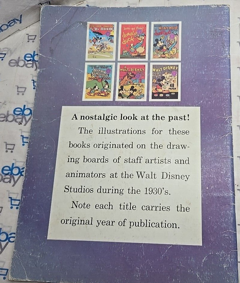 Walt Disney’s Mickey Mouse, Donald Duck & Pals | 1930s Vintage Children’s Book